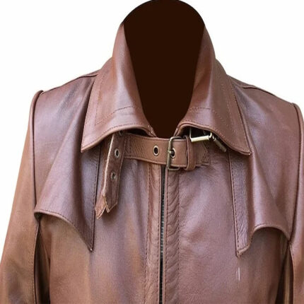 Hugh Jackman Van Helsing Brown Leather Trench Coat