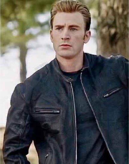 Chris Evans Avengers Endgame Leather Jacket