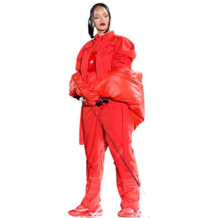 Super Bowl Halftime 2023 Rihanna Red Jumpsuit