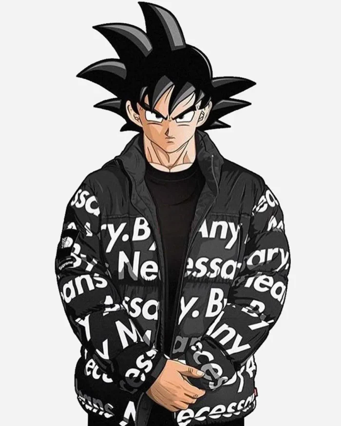 Goku Drip Puffer Jacket