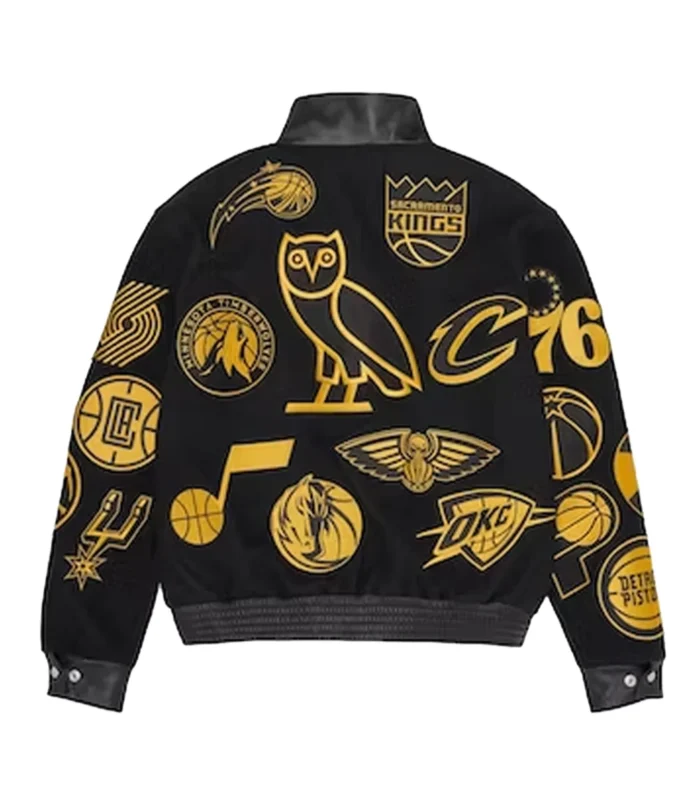 Ovo Black NBA Varsity Jacket
