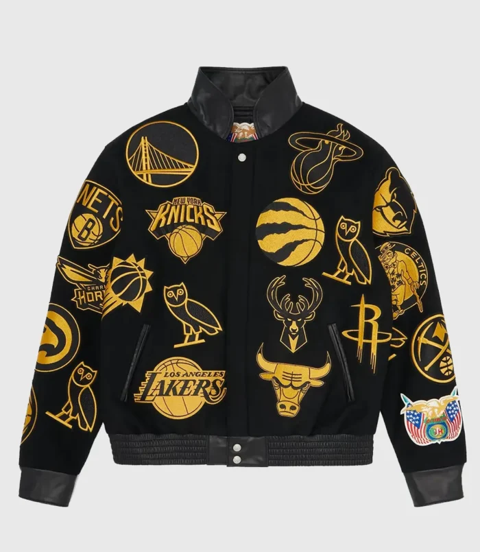 Ovo Black NBA Varsity Jacket