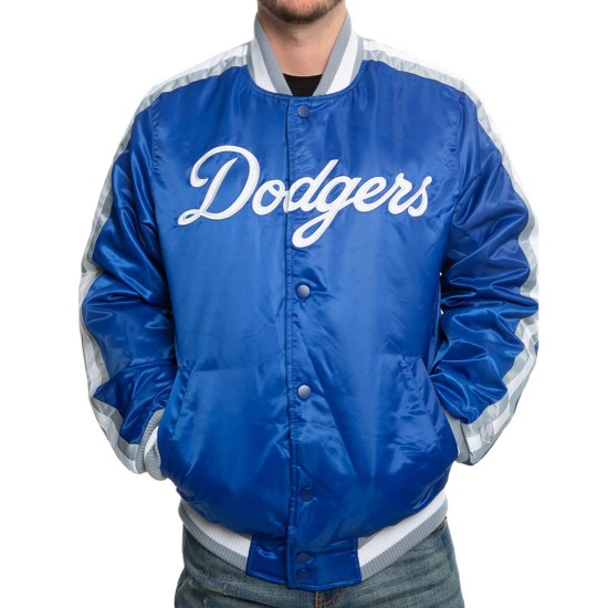 Los Angeles Lakers Dodgers Blue Bomber Jacket