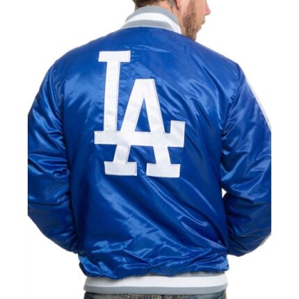 Los Angeles Lakers Dodgers Blue Bomber Jacket