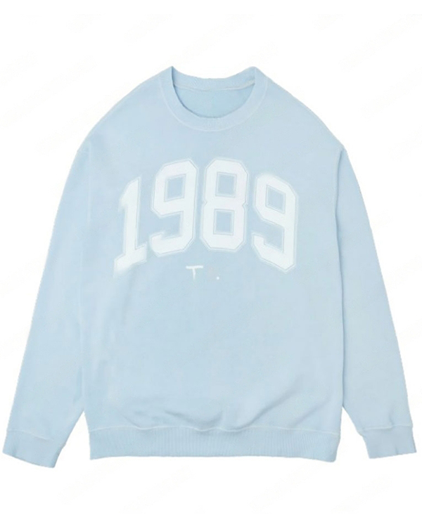 Taylor Swift 1989 Sweatshirt Light Blue Crewneck