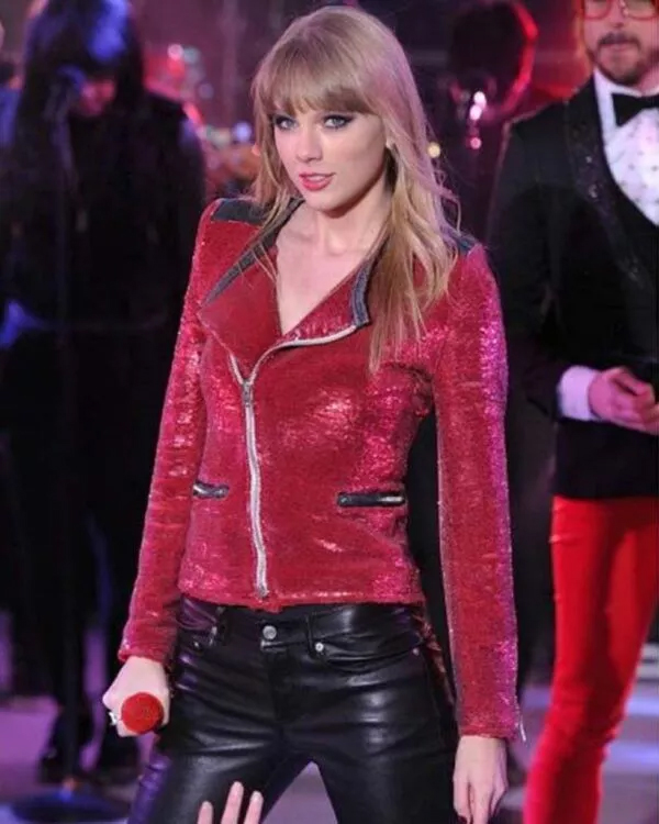 Taylor Swift Sequin Red Jacket