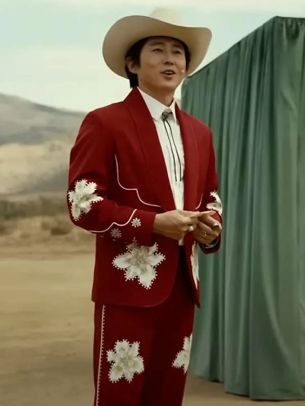 Nope Steven Yeun Red Suit